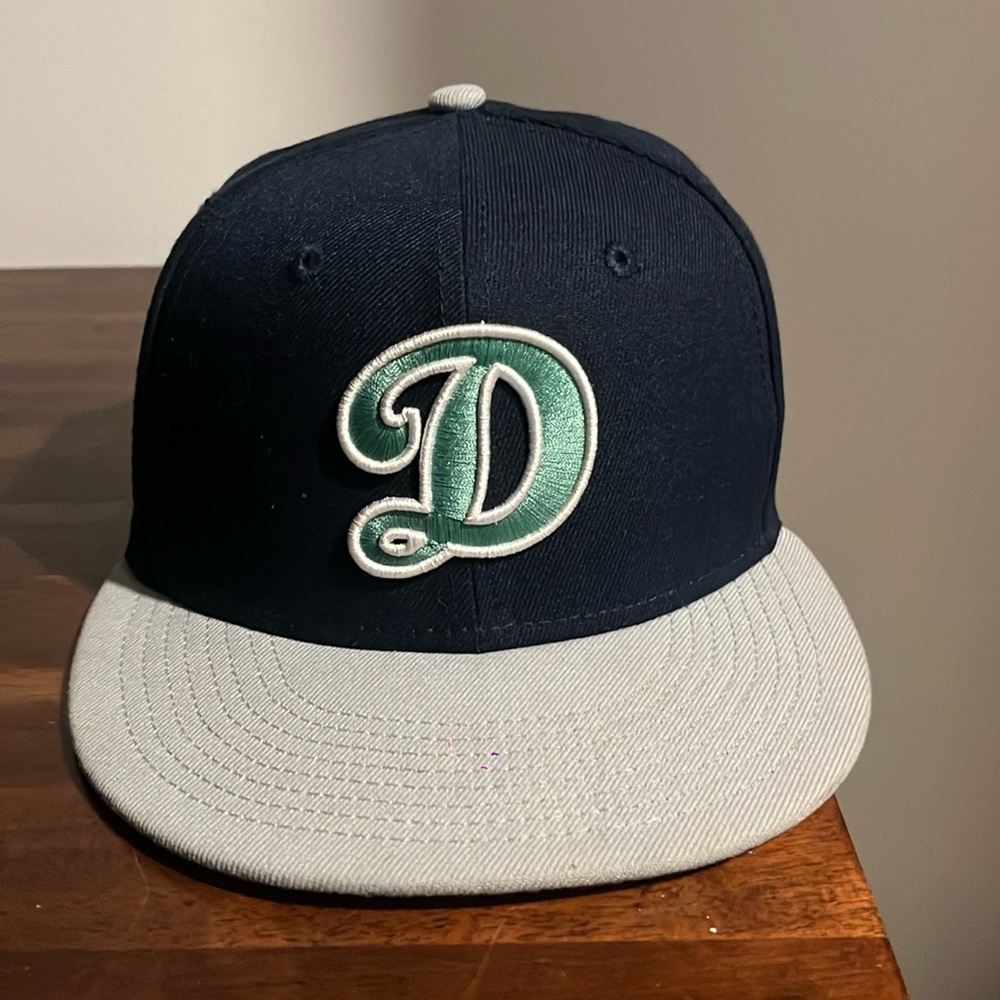 Dodgers hat light and dark blue